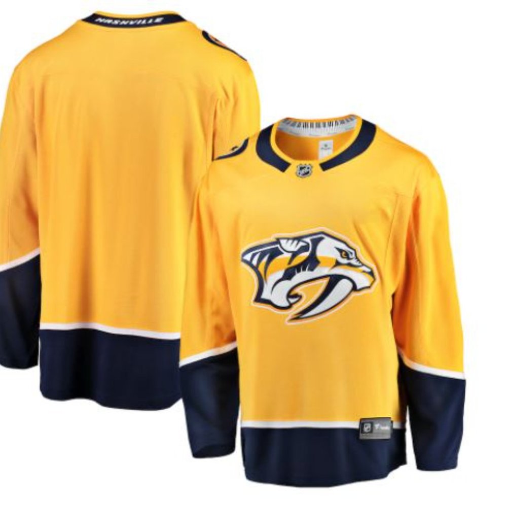 NEW! Nashville Preds Fanatics Breakaway Jersey